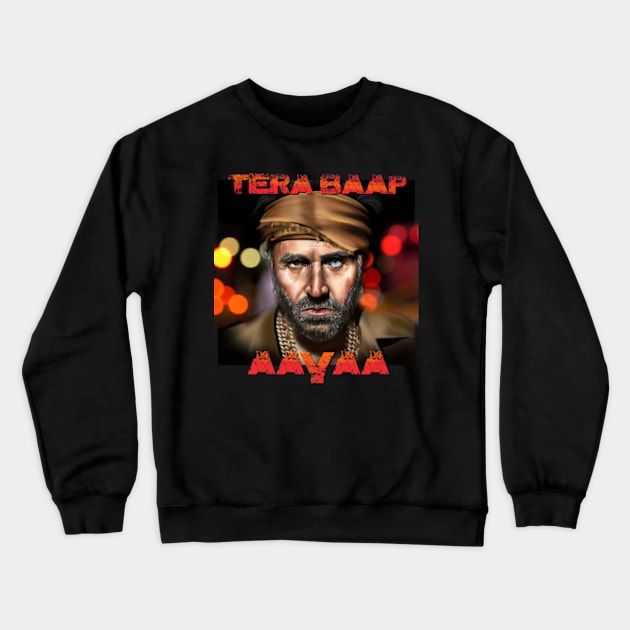 Akshay kumar Crewneck Sweatshirt by SAN ART STUDIO 